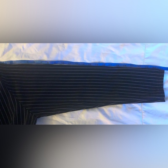 PINSTRIPE BELTED JACKET SIZE: 16 - Picture 9 of 12